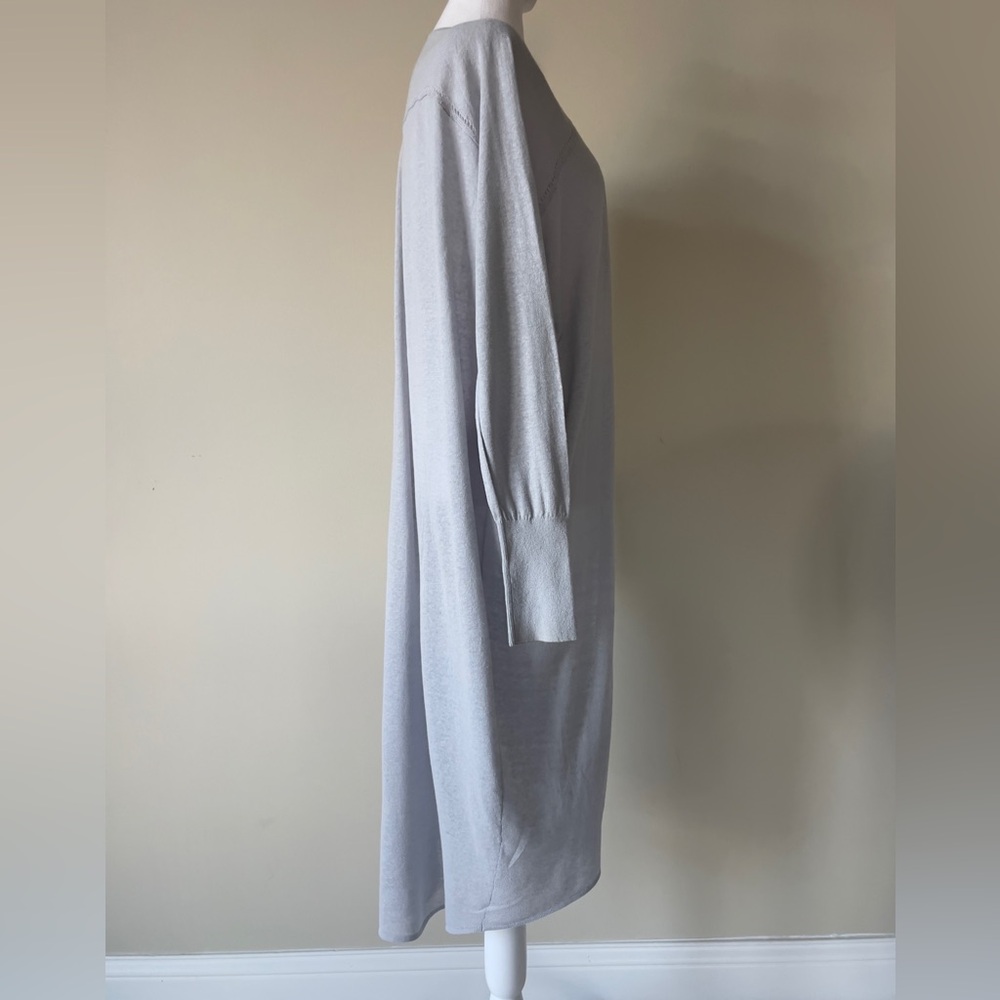Moth Women’s Light Blue Open Front Long Sleeve Light weight Cardigan EUC Size S - Picture 3 of 5